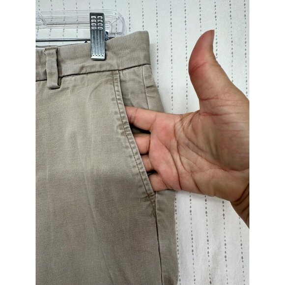 Vineyard Vines Mens Slacks Sz 33 Khaki Tan Straight Leg Chino Classic Preppy - Picture 4 of 10